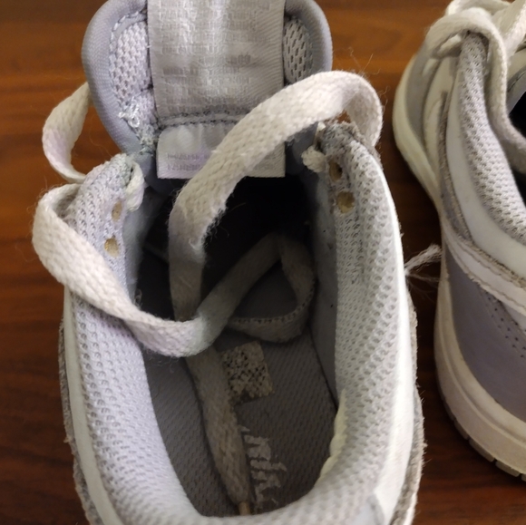 Nike Dunk Low PS in Pure Platinum/White-Wolf Grey. - Picture 7 of 8